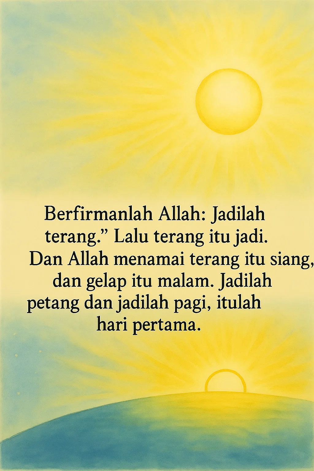 Ketika Tuhan menciptakan segala sesuatu - 8
